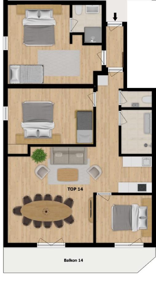 Apartmán Almtraum Berwang Exteriér fotografie
